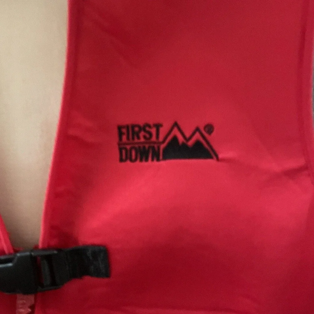 First‎ Down Red Sleeveless Vest 100% Polyester